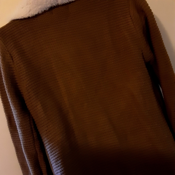 Lola B Waterfall Shearling Cardigan Size Small NWOT - Picture 10 of 14